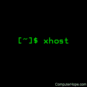 xhost command