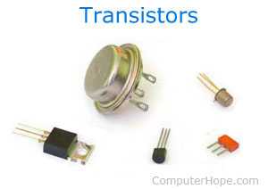 Examples of a transistor.