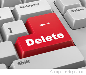 delete computer file