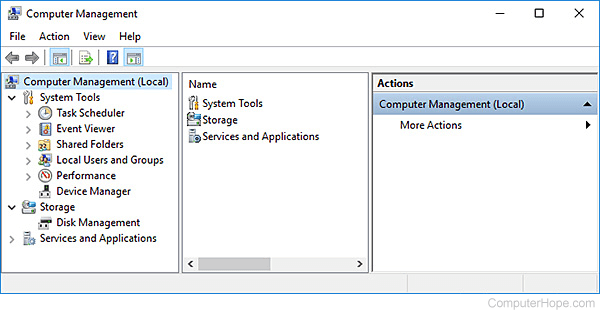 Windows Computer Management