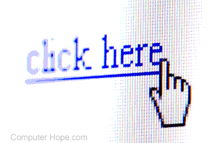 Point-and-click a hyperlink