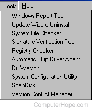 Windows System Information Tools in Windows 98