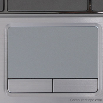Laptop touchpad