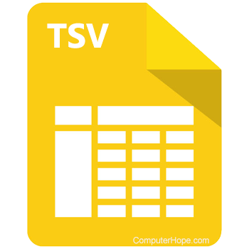 TSV file icon