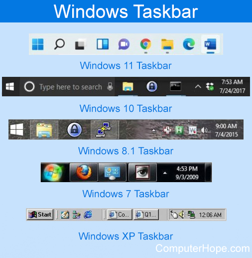 Minimized Programs Missing On Taskbar Xp