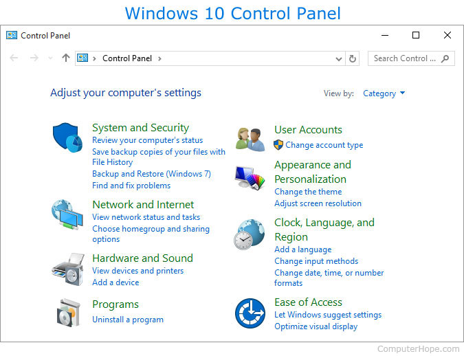 can t open control panel windows 7