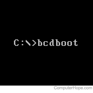 Windows bcdboot command