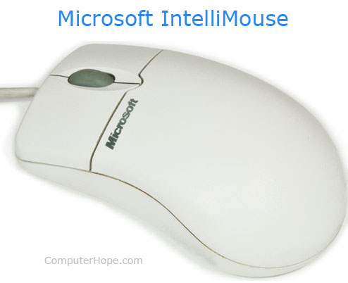 if you sweep your thumb on the mouse to scroll pages, you likely are using what type of mouse?
