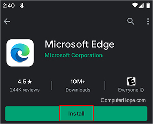 download microsoft edge installer