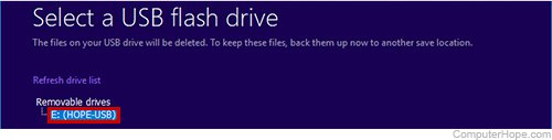 download windows 10 to flash drive