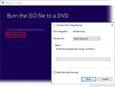 how to make a iso image of windows 10 from disk