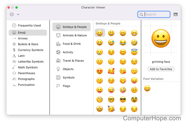 emojis for computer