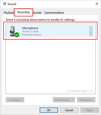 what is using my microphone