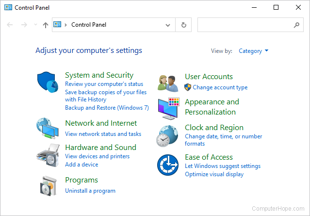 while upgrading to windows 10 control panel doesn respond