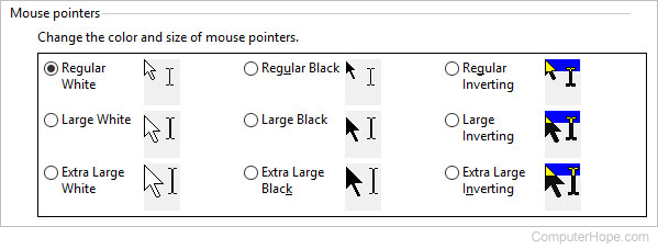 How to adjust Pointer Size and Color in Windows 10 - Micro Center