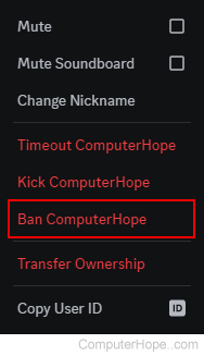 How To Mute, Block, Timeout, Kick or Ban and Unban Users From