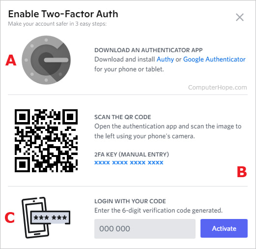 Setting up Multi-Factor Authentication – Discord