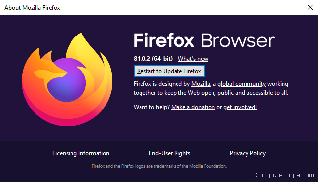 how do i update my firefox browser