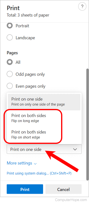 How to Print Double-Sided on a Windows PC or Mac Computer