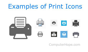 printer icon windows 10