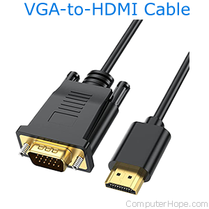 sælger effektivitet Pebish How to Convert HDMI to VGA or VGA to HDMI