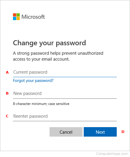 How to change the username of a Microsoft account.