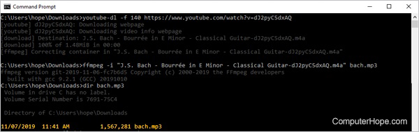 ffmpeg download playlist examples