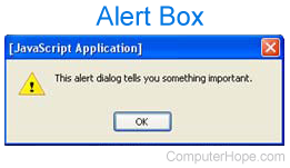 Alert box