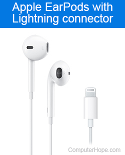 Apple EarPods with Lightning Connector - White : : Electronics  & Photo