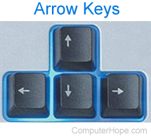 arrow buttons