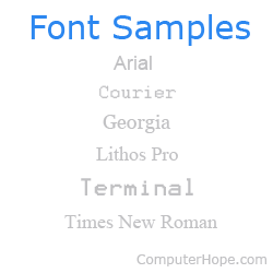 fonts meaning