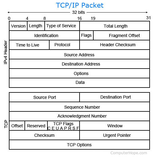 packet sender tcp response data
